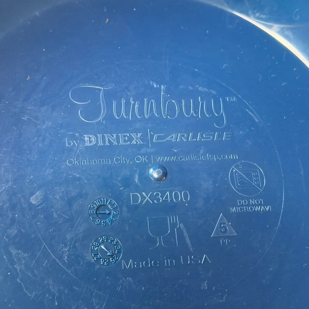 TWO Dinex Carlisle Turnbury Insulated Domes & Plates Meal Warmer Catering USA